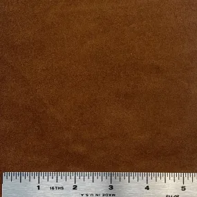 4oz (1.6mm) Cow Suede - Burnt Orange (per square foot)