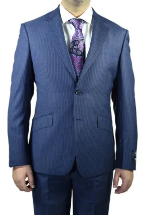 Berragamo "Modern" Navy Pinstripe Slim Fit Suit