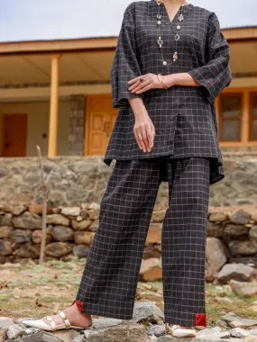 Black Cotton 2 Piece Stitched - ALP-2PS-LKS-1466