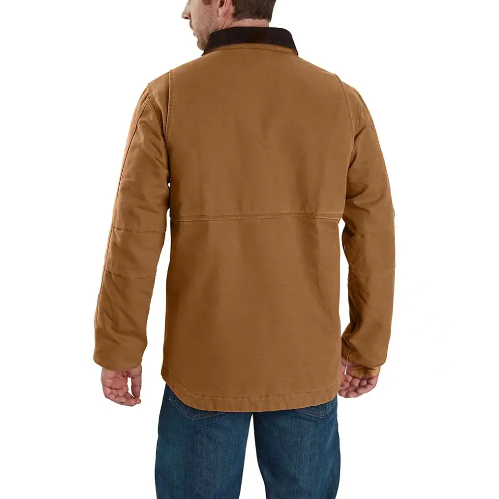 Carhartt 103283 Full Swing Relaxed Fit Washed Duck Insulated Traditional Coat