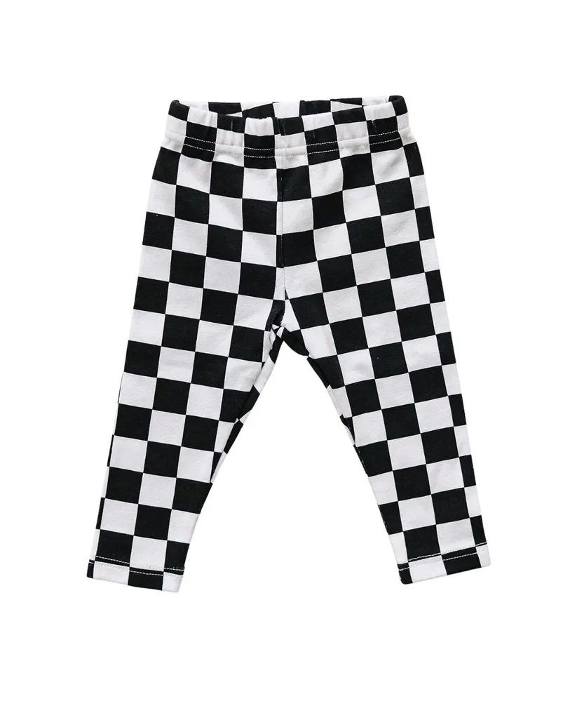 Checkered Pants / Black