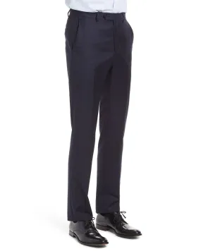 Dean Rainwater Made In Italy fabic by Tollegno Super 150's Wool Dress Slacks in Navy Blue