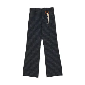 Golden Pants 'Navy Gender Pinstripe'