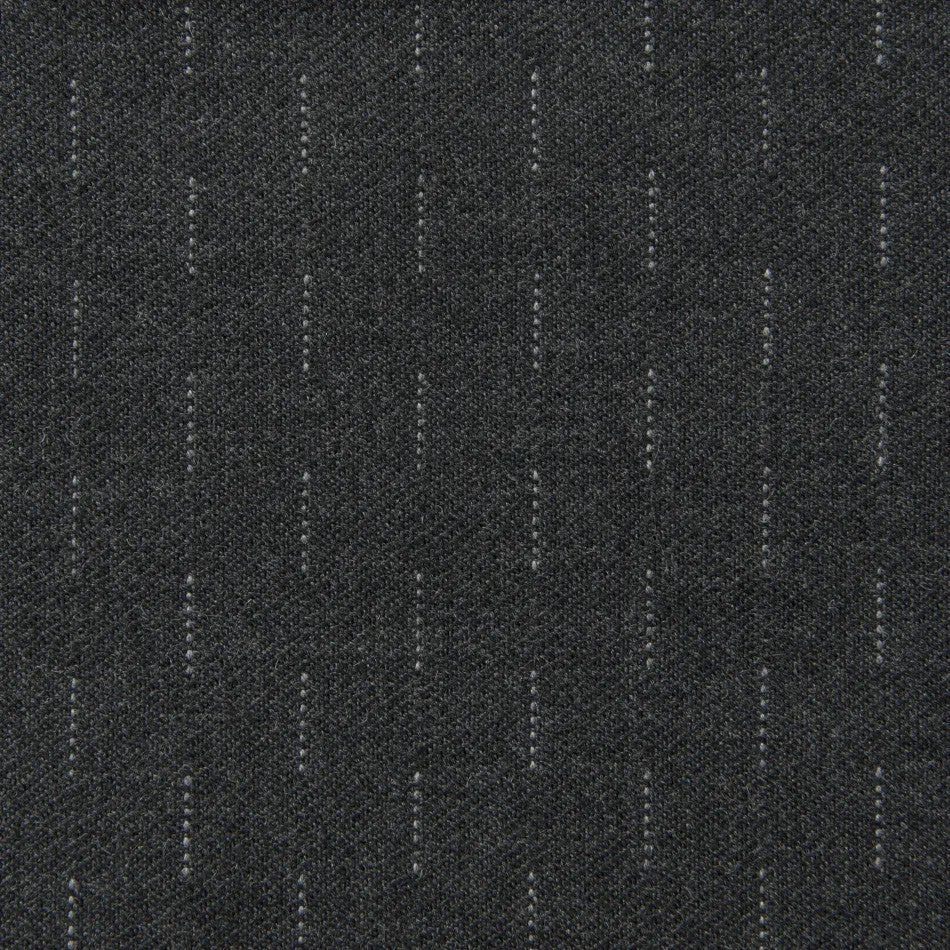 Grey Pinstripe Suiting Flannel 30