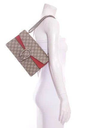 Gucci Dionysus Monogram and Red Suede Crossbody