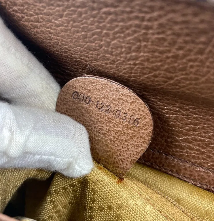 Gucci Suede Tote w Bamboo handle