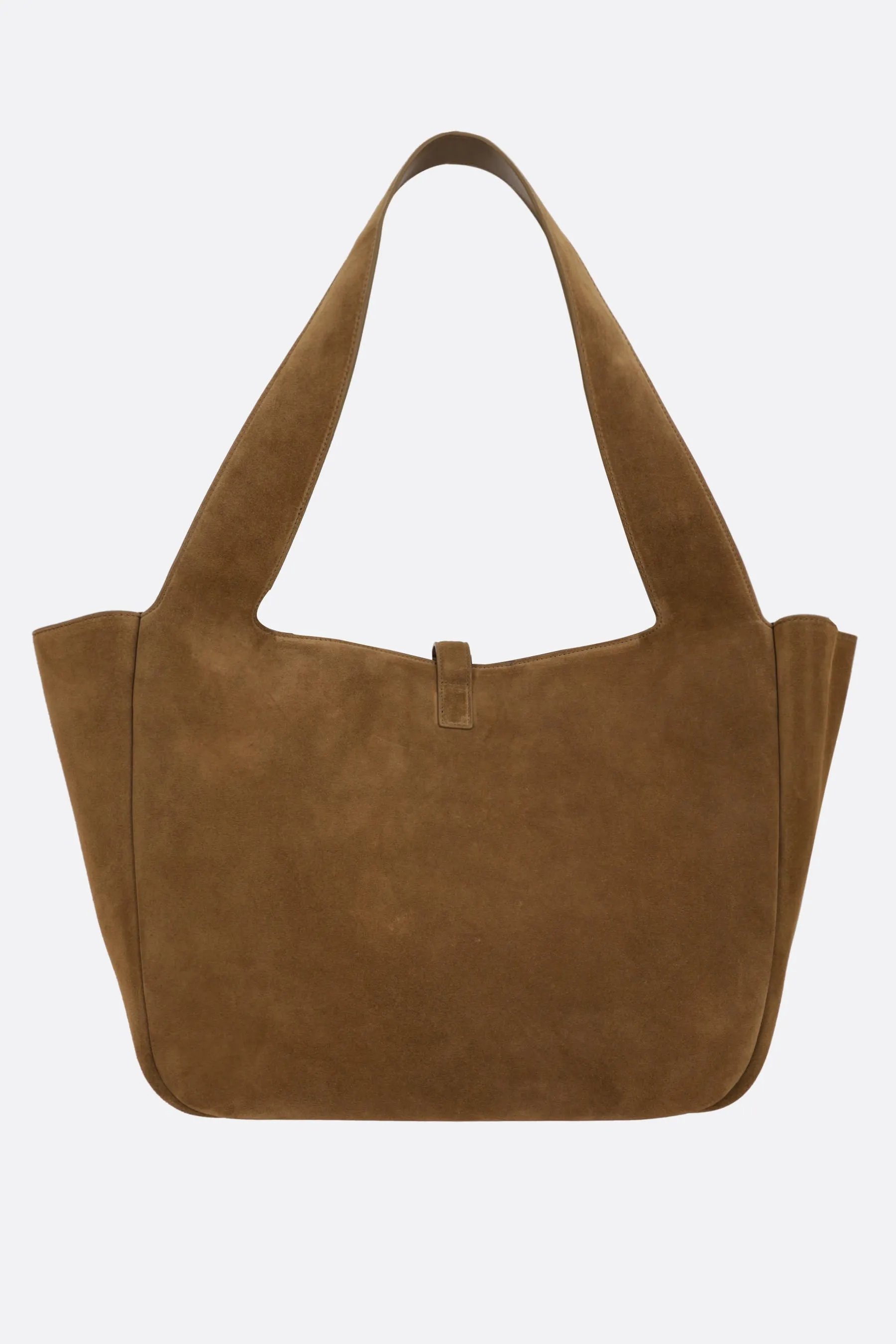 Hobo Flap Suede Handbag