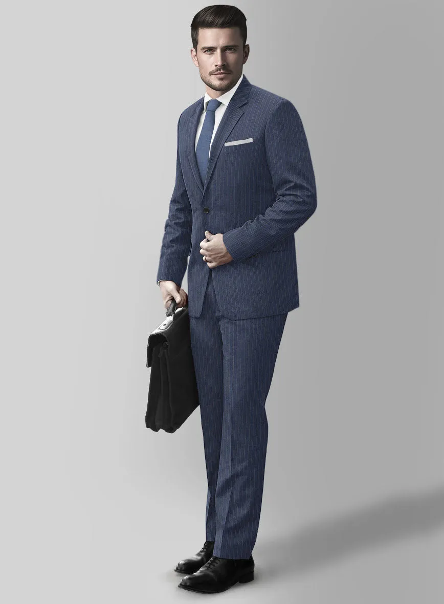 Ink Blue Pinstripe Suit