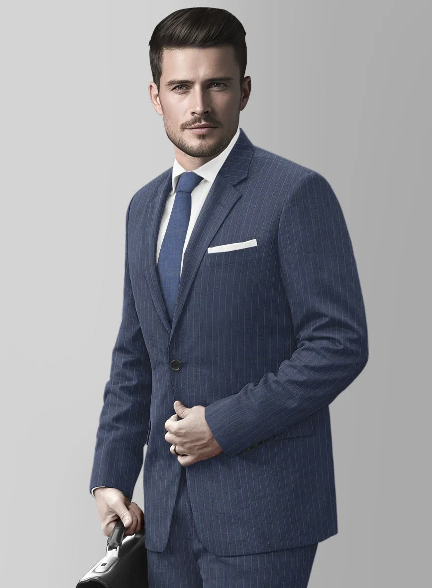 Ink Blue Pinstripe Suit