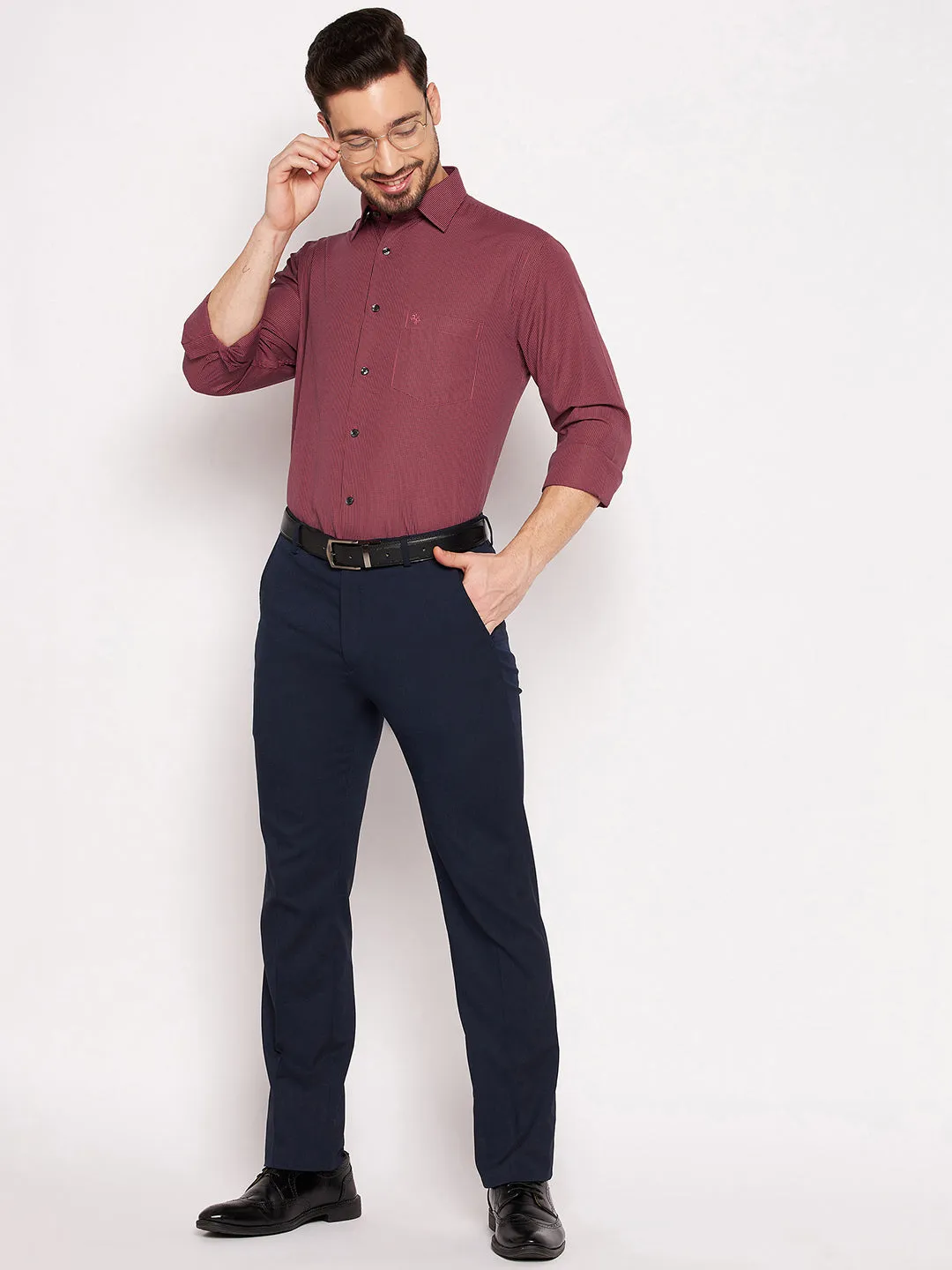 Mens Maroon Shirt