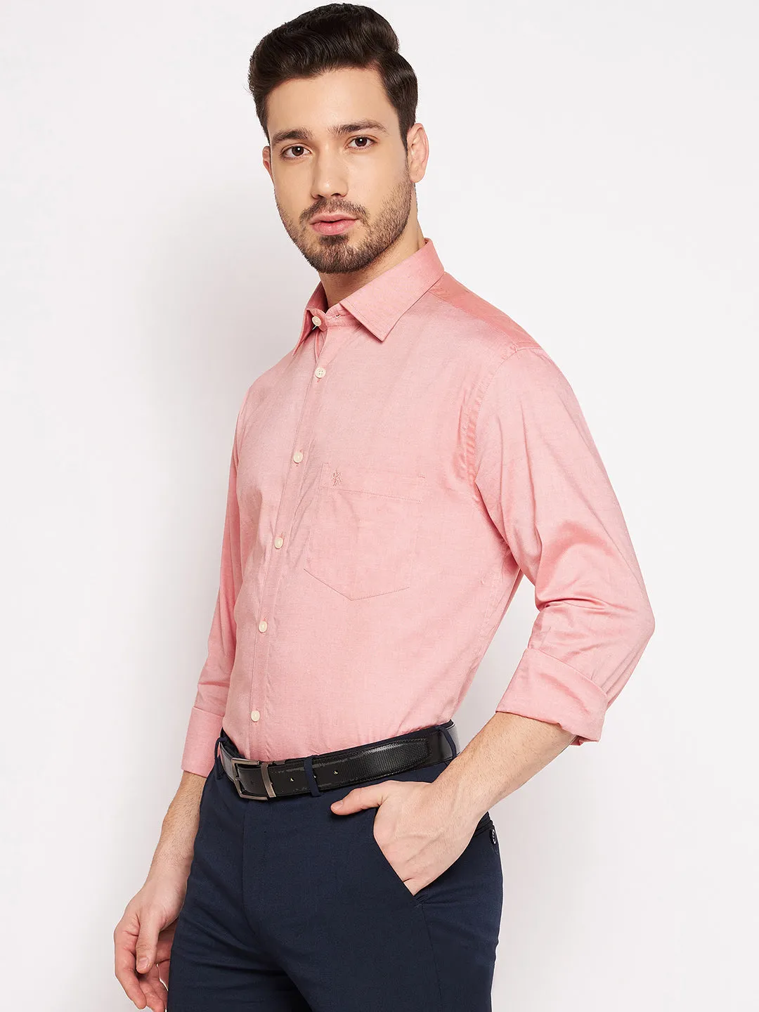 Mens Peach Shirt