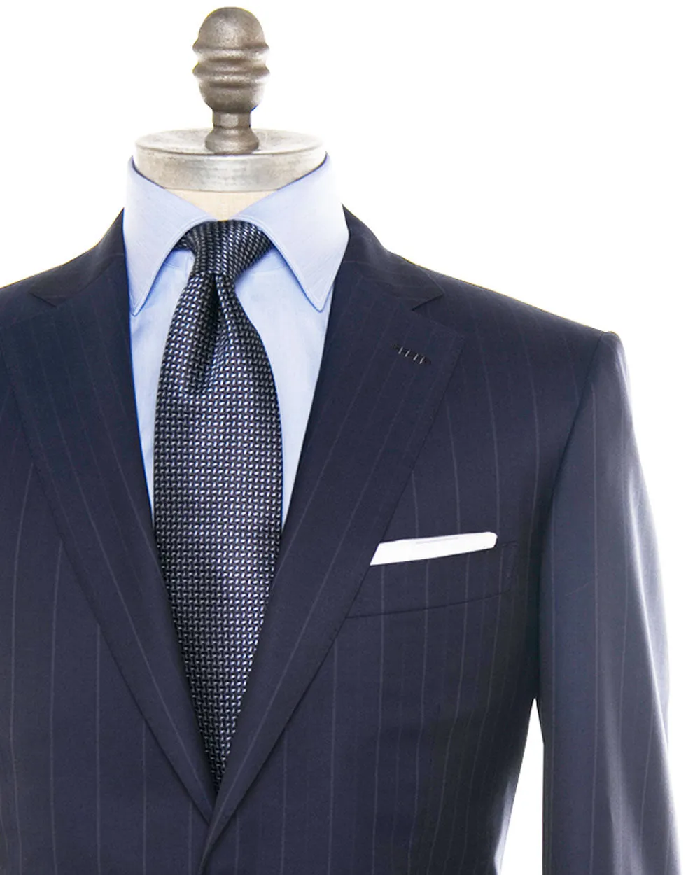 Navy Tonal Pinstripe Suit