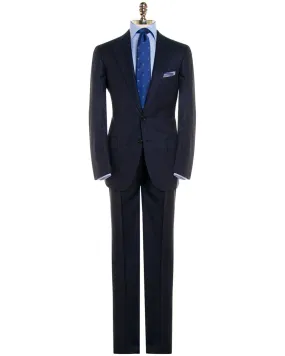 Navy with High Blue Pinstripe Suit