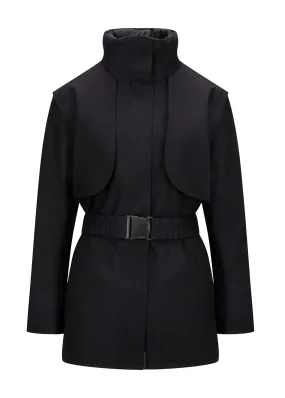 Overskyet Padded Coat - New Black