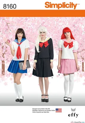 Simplicity Pattern S8160 Effy Sews Cosplay Misses' Costume