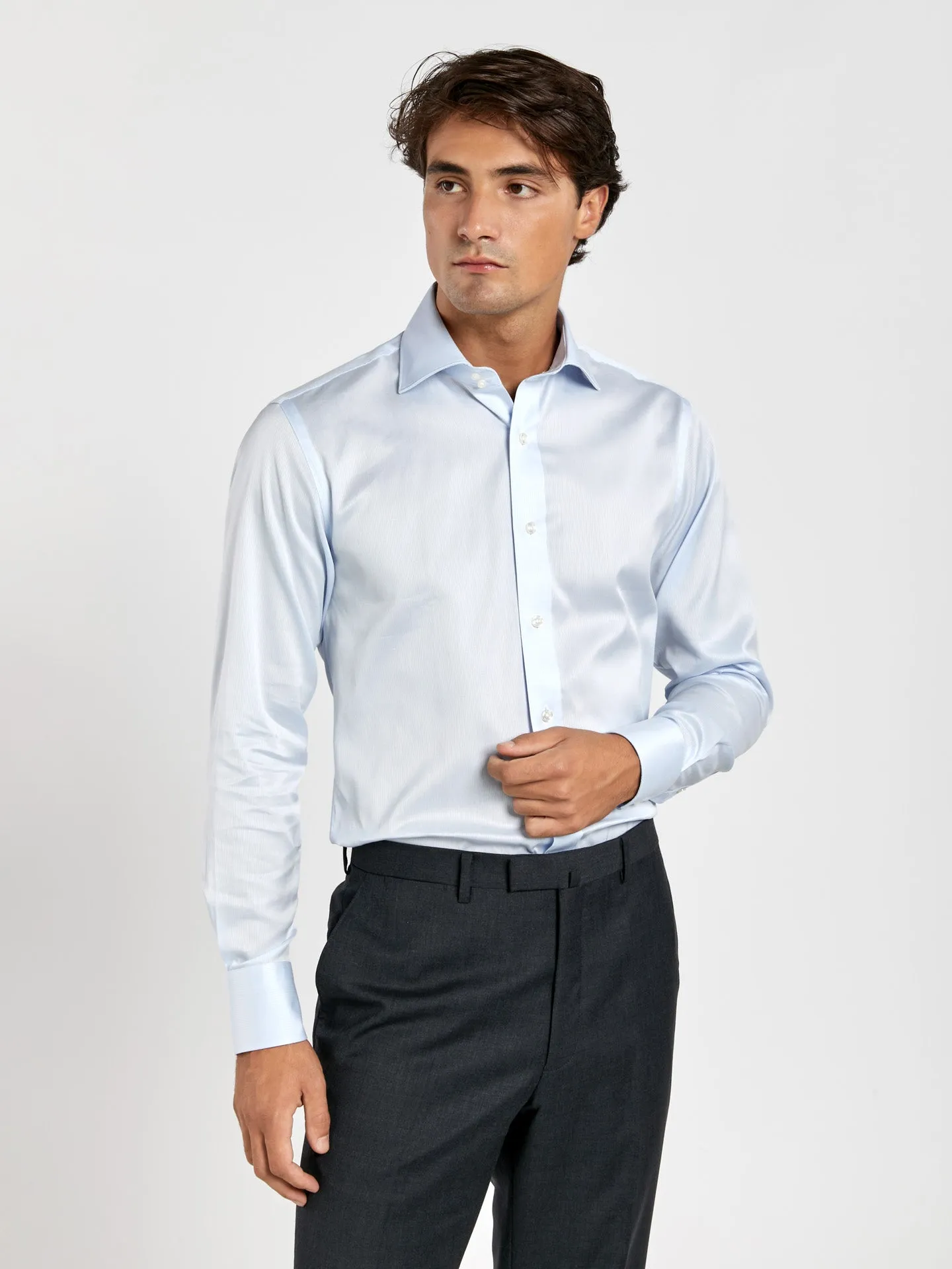 Slim fit busines stucture formal shirt