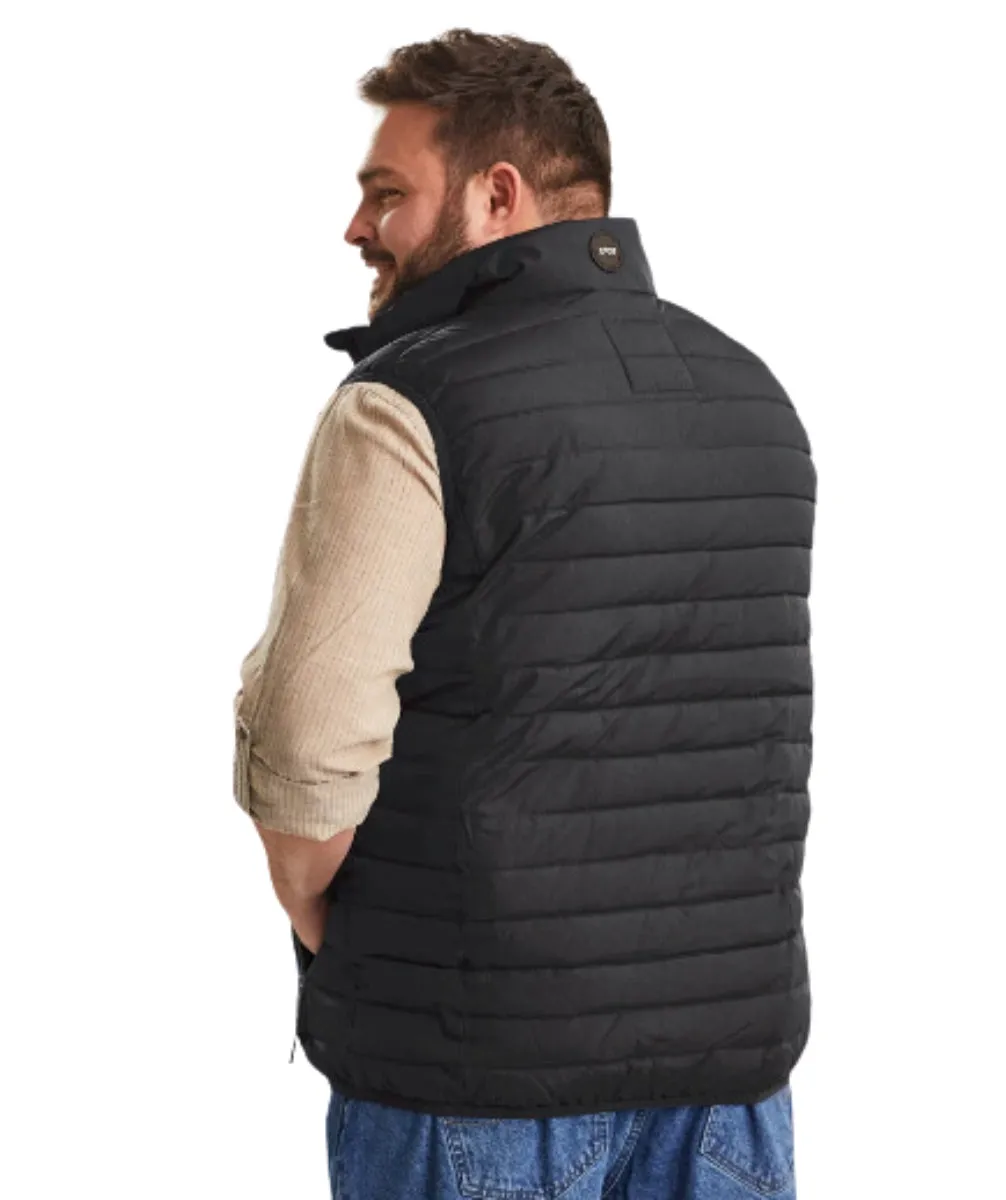 STOY Men’s Plus Size Puffer Vest Black Sizes 3XL-6XL