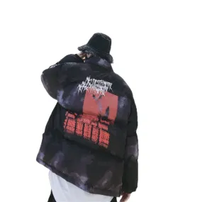 Streetwear "Vancarhell" Death Metal Puffer Jacket