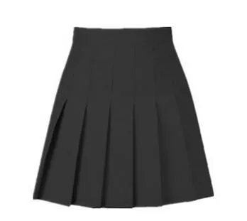 summer American School Style Fashion Women elegant half Pleated mini Skirts high waist casual girls skirts women leggings skirt