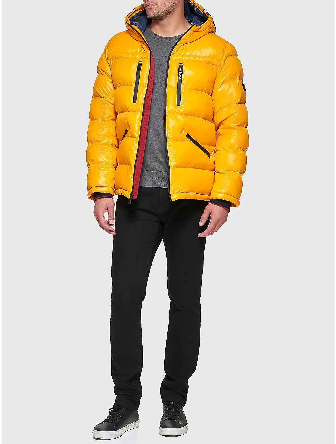 Tommy Hilfiger Men's High Gloss Puffer