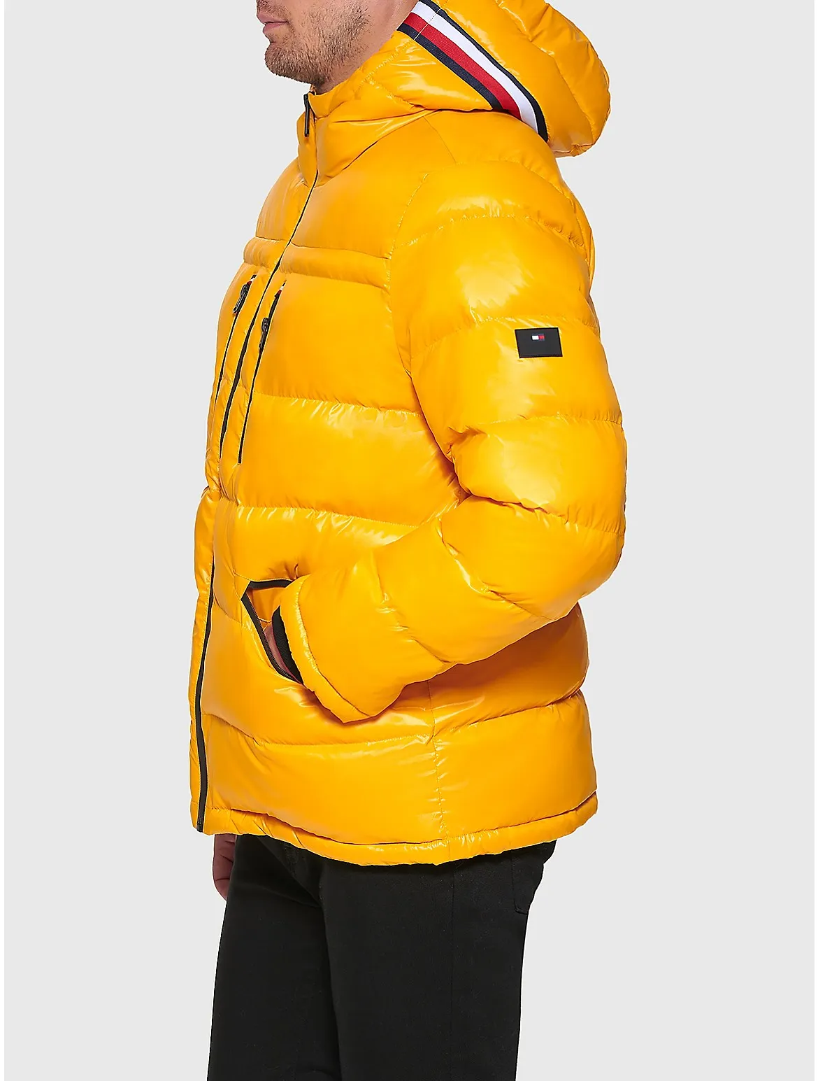 Tommy Hilfiger Men's High Gloss Puffer