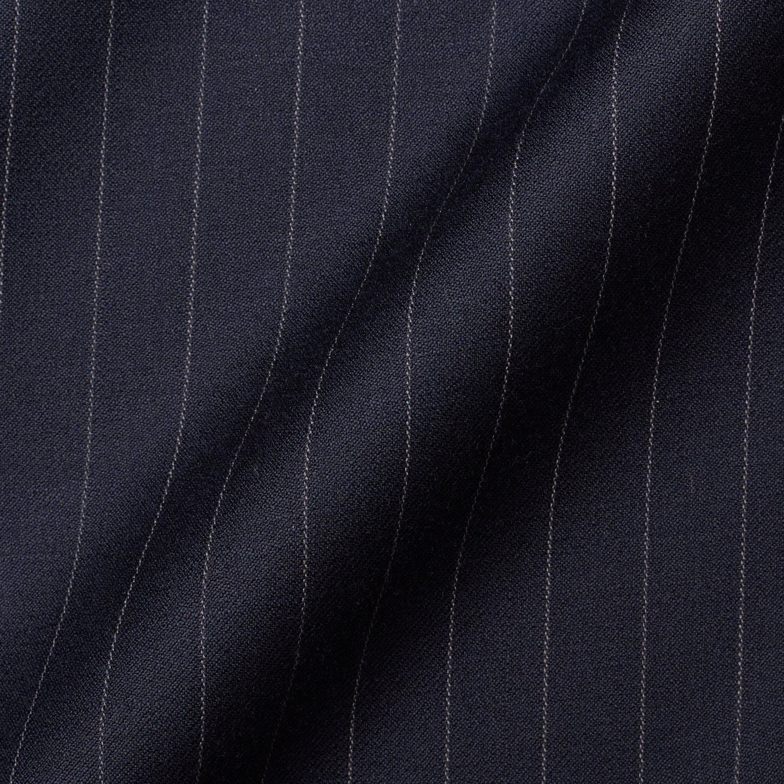 VANNUCCI Milano Navy Blue Pinstripe Super 120's Wool Suit EU 54 NEW US 44