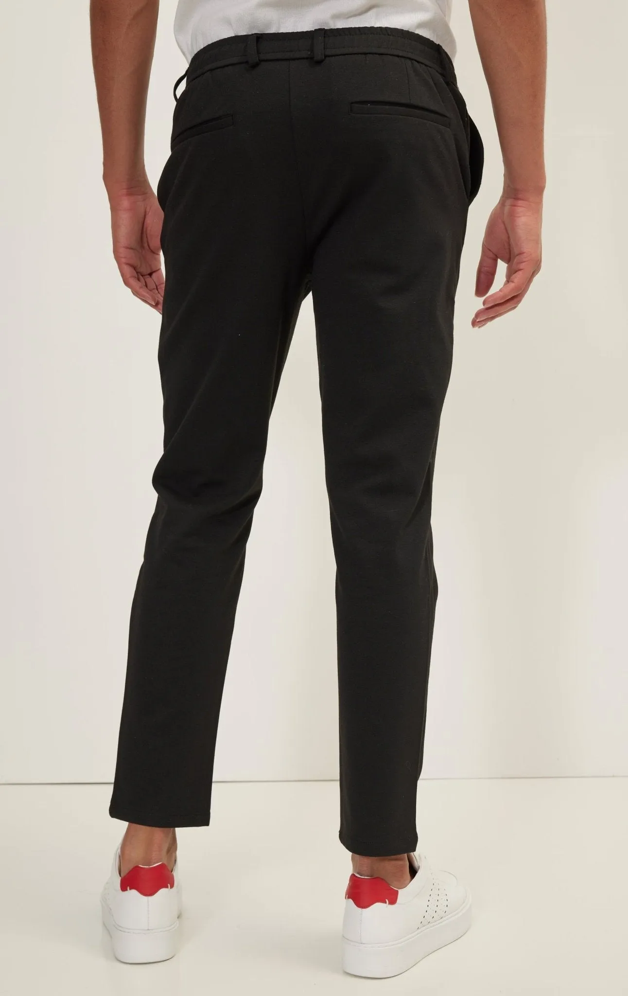 Weekend Knitted Fit Slacks - Black