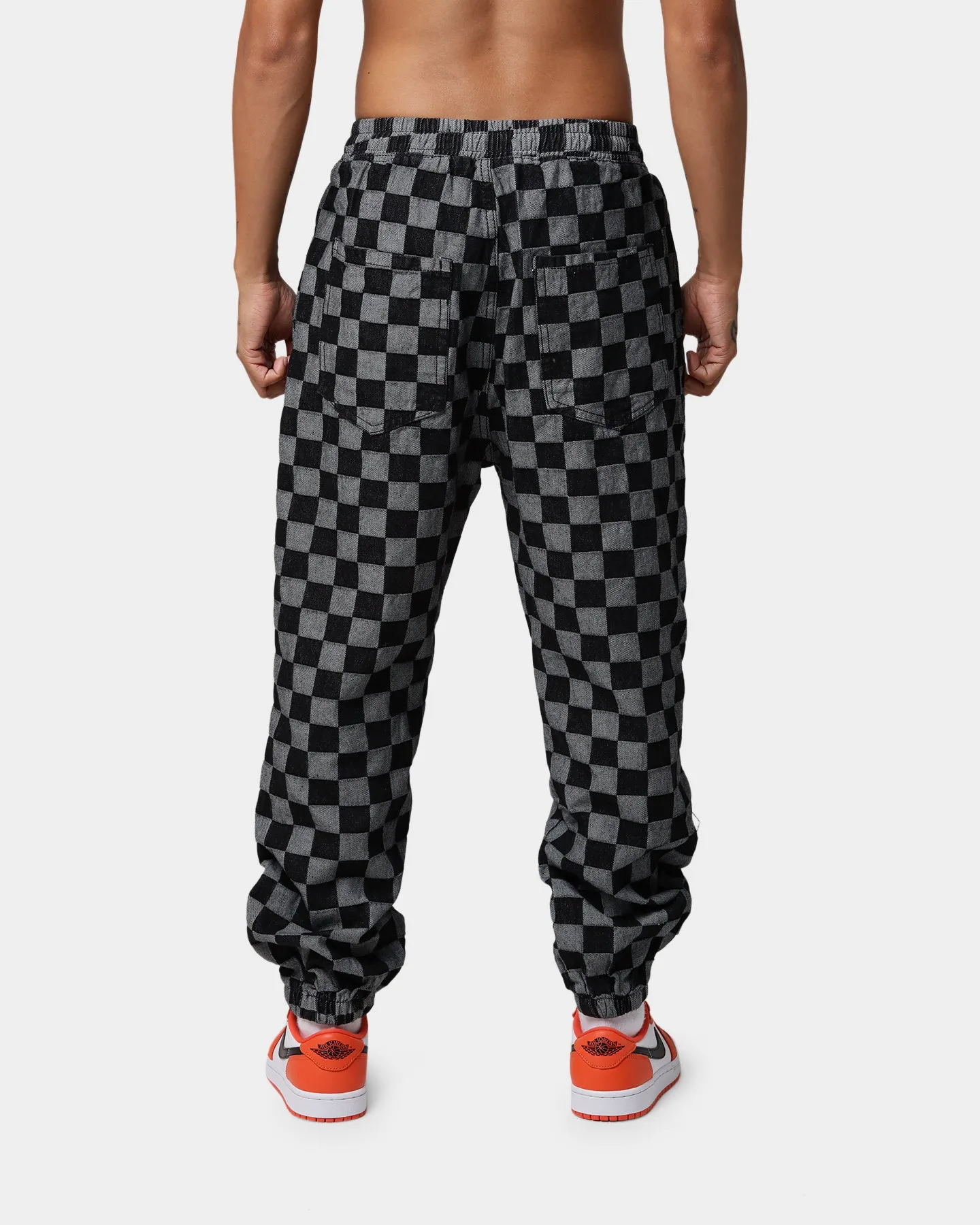 XXIII Ashe Checkered Pants Black