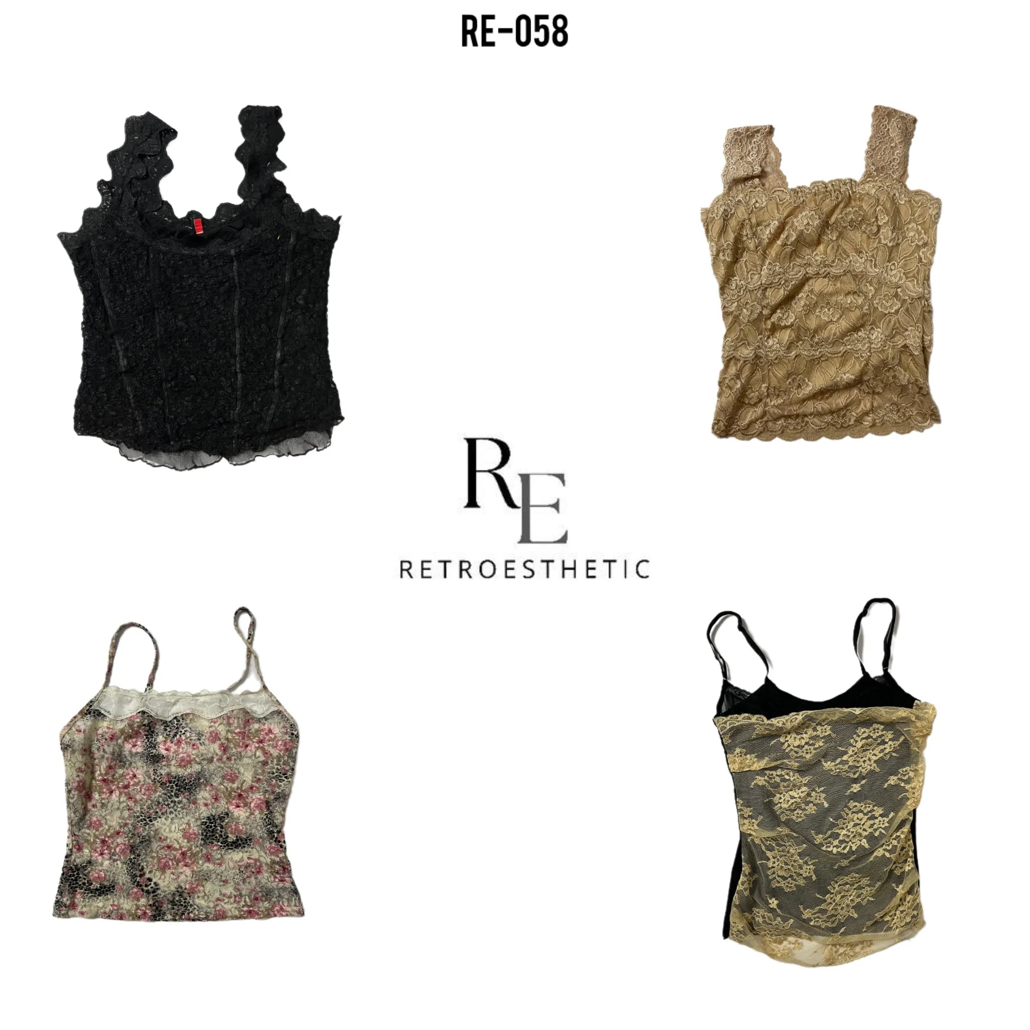 Y2K IT Girl Grunge Cami Tops (RE-058)