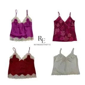 Y2K Silk Cami Tops (SR-212)